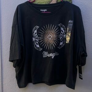 Brand New Cropped Oversized Wrangler T-shirt